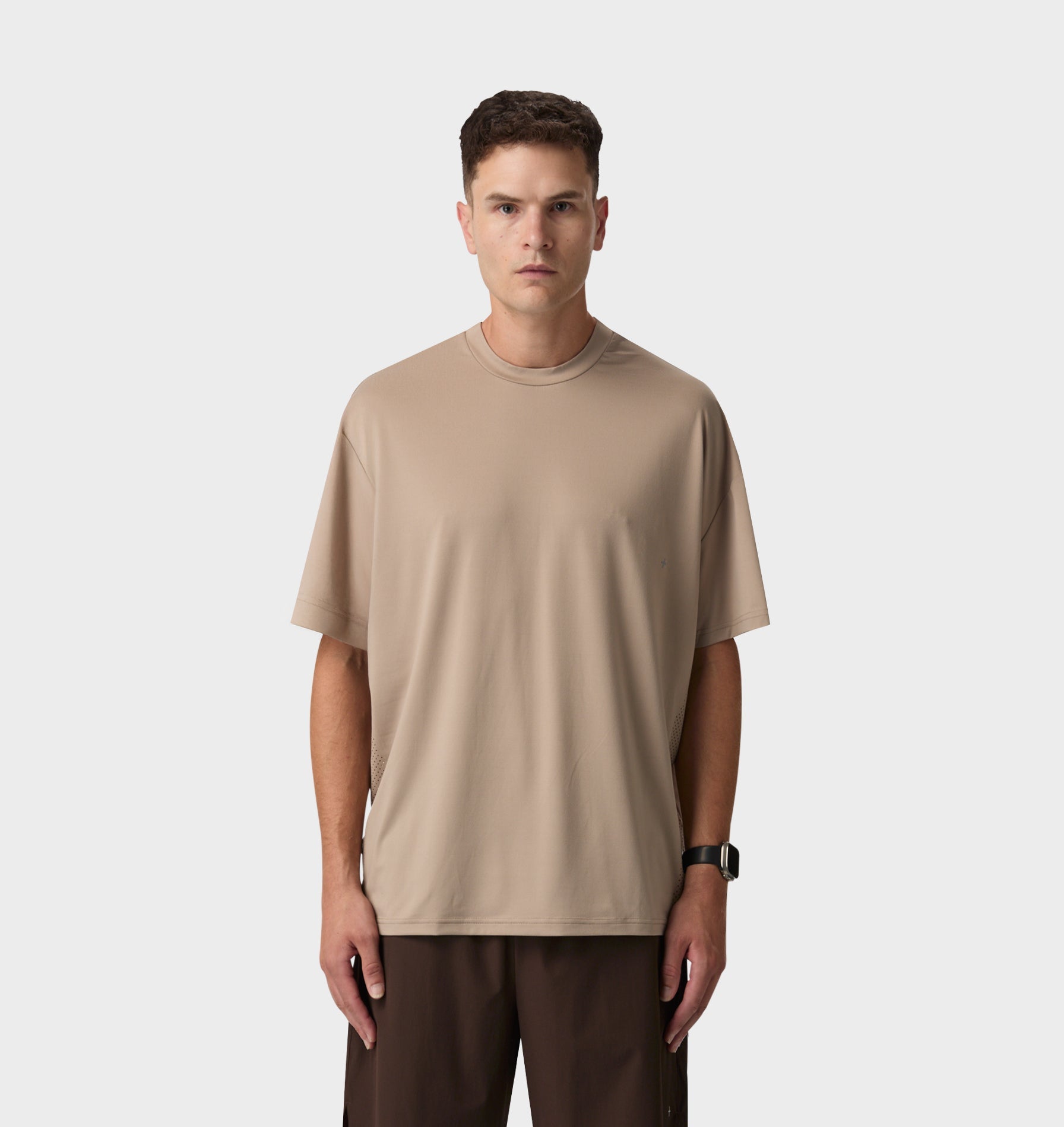 Active Box Tee - Taupe
