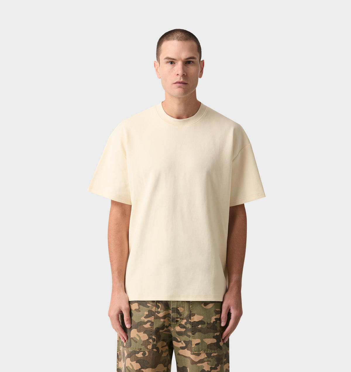 Pique Heavy Box Tee 2.0 - Off White