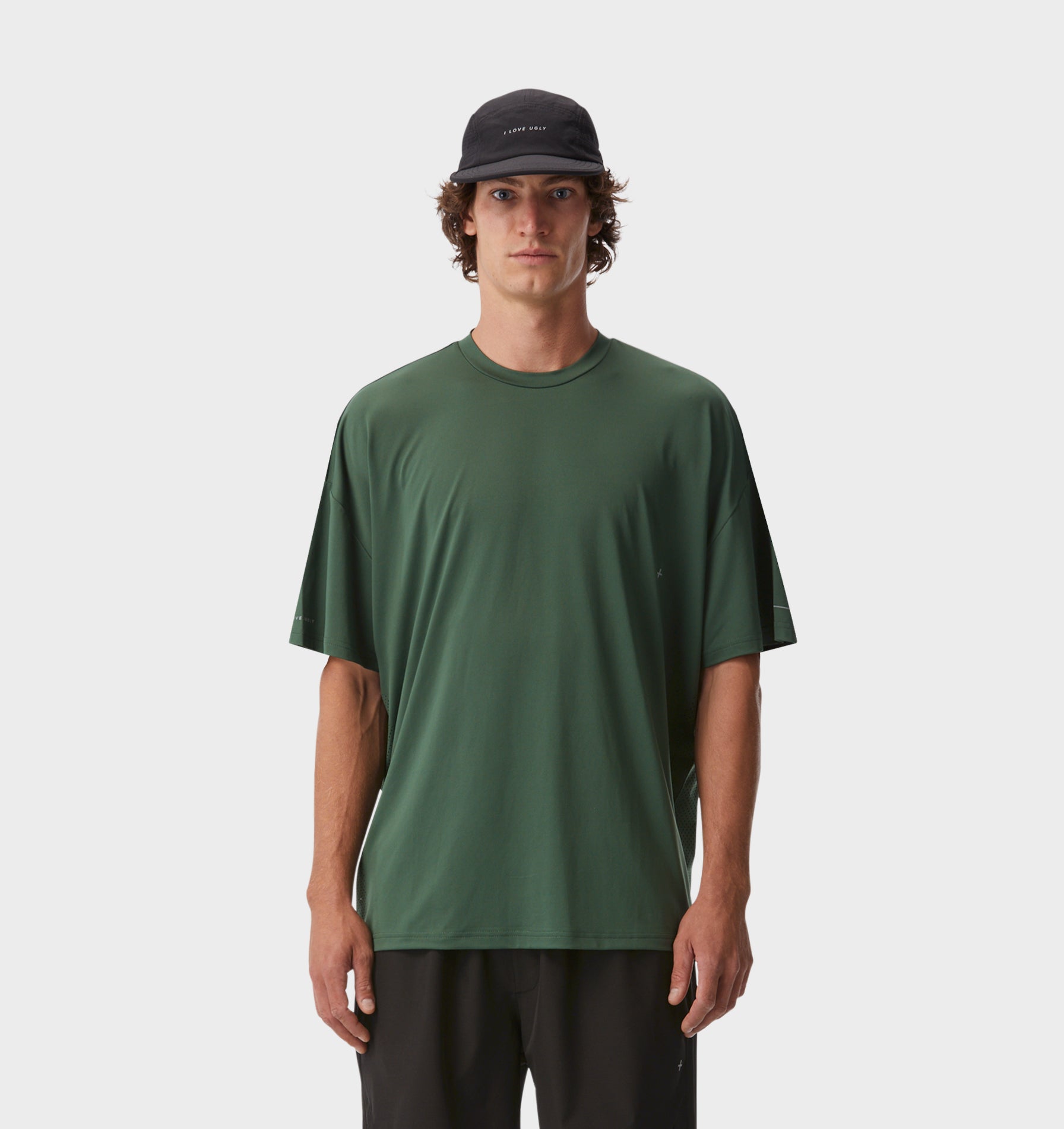 Active Box Tee - Forest Green