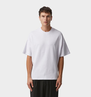 Heavy Lewi Crop Tee - White