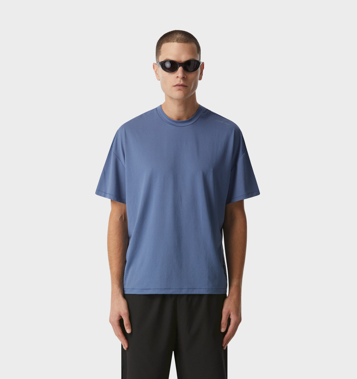 Active Crop Tee - Dusk Blue