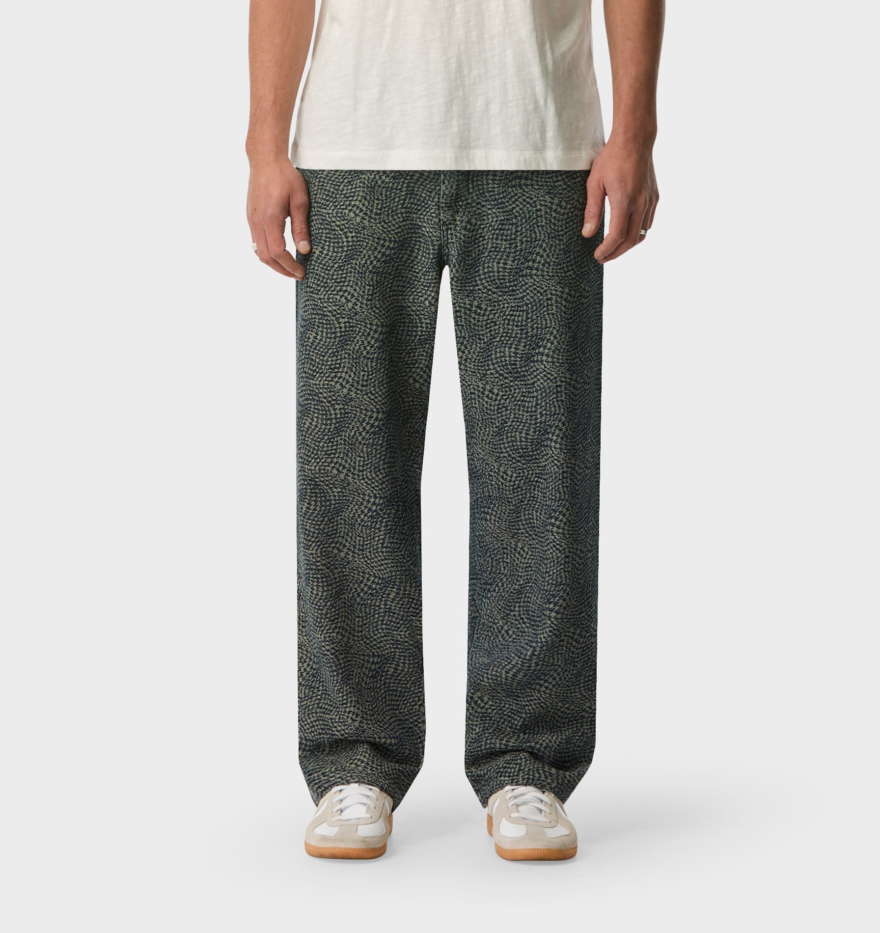 Textured Edgar Denim - Aged Indigo