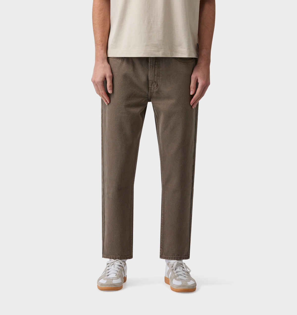 Cropped 90s Denim - Mocha