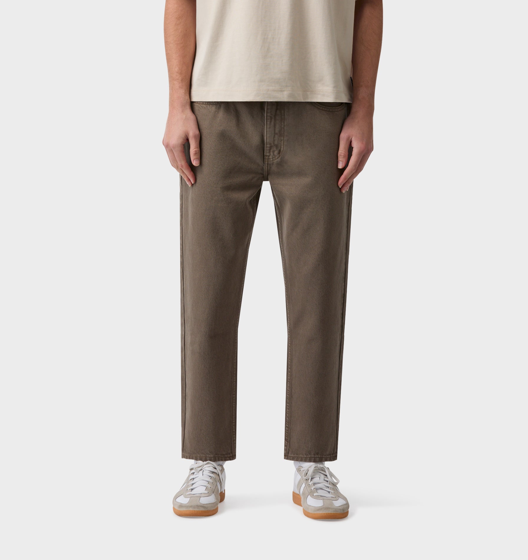 Cropped 90s Denim - Mocha