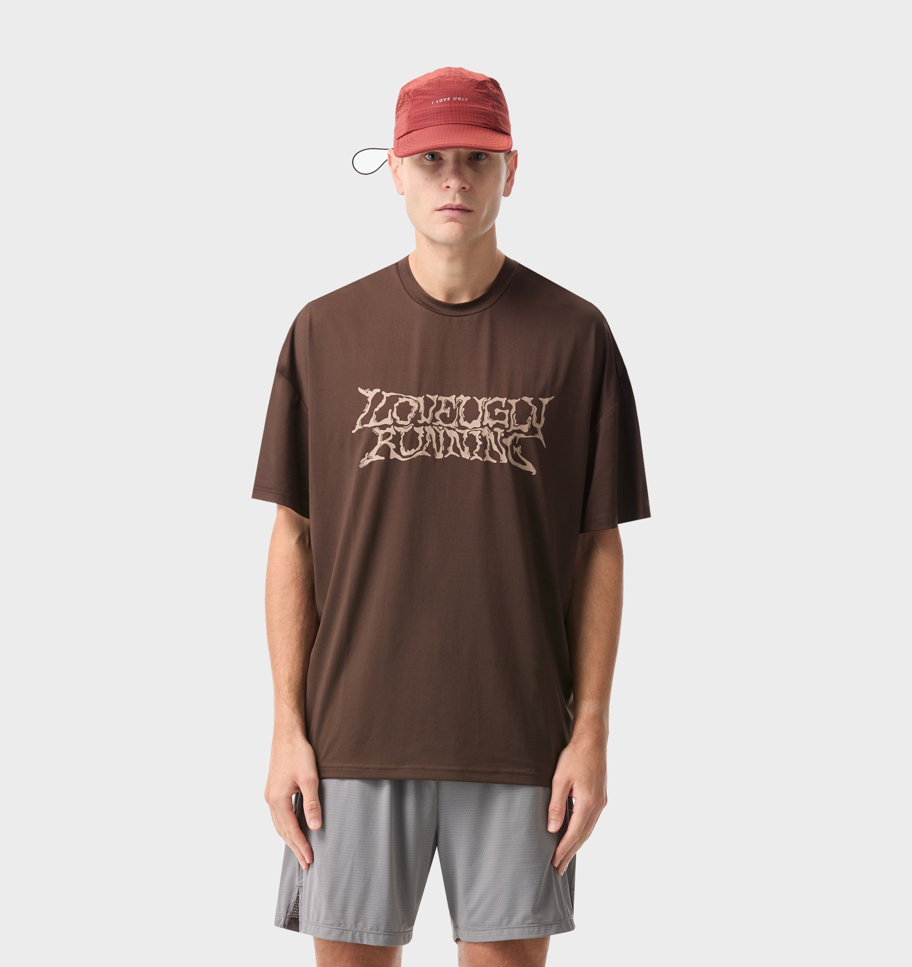 Liquified Active Box Tee - Espresso