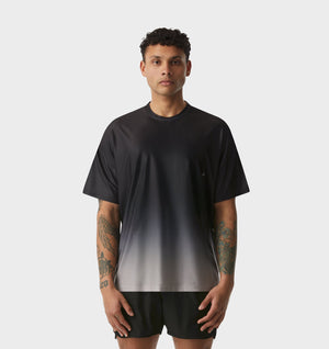 Active Box Tee - Ash Cloud