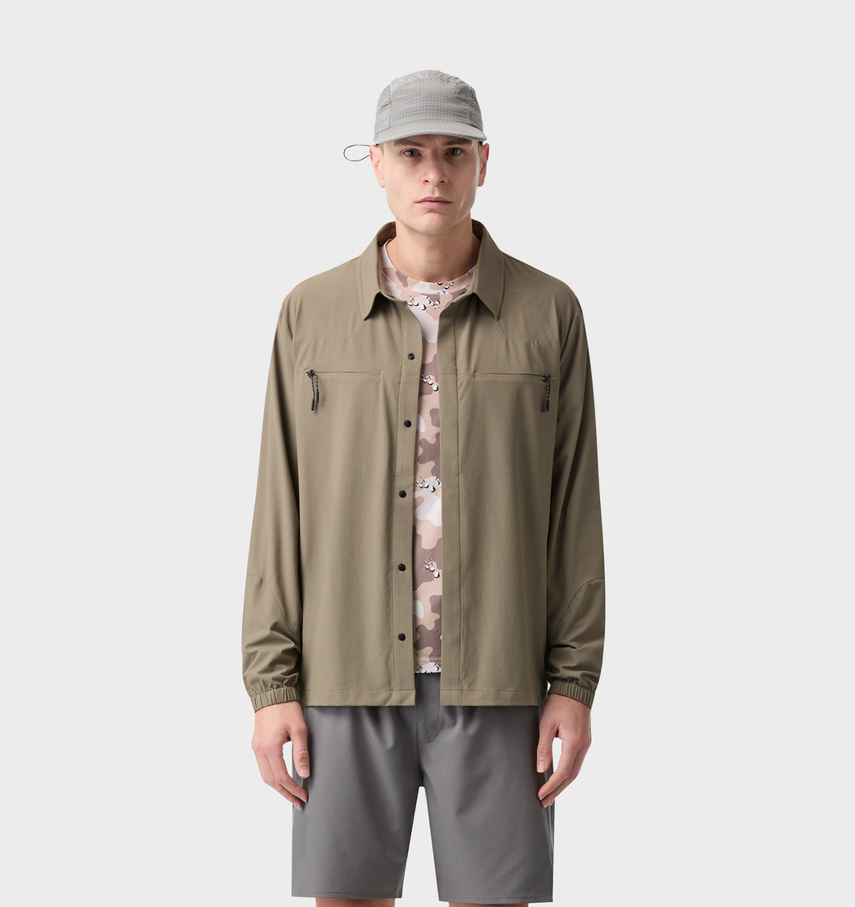 Trail LS Shirt - Mushroom