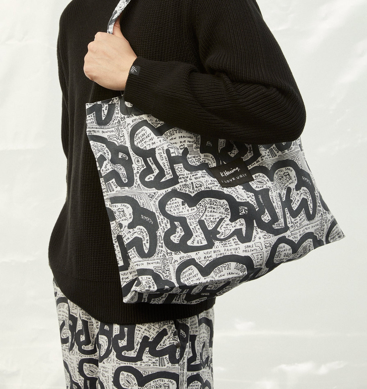 KH Des Refuses Tote - White/Black