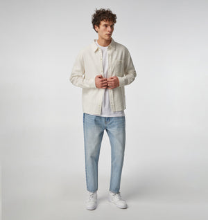 Cropped 90s Denim - Faded Blue