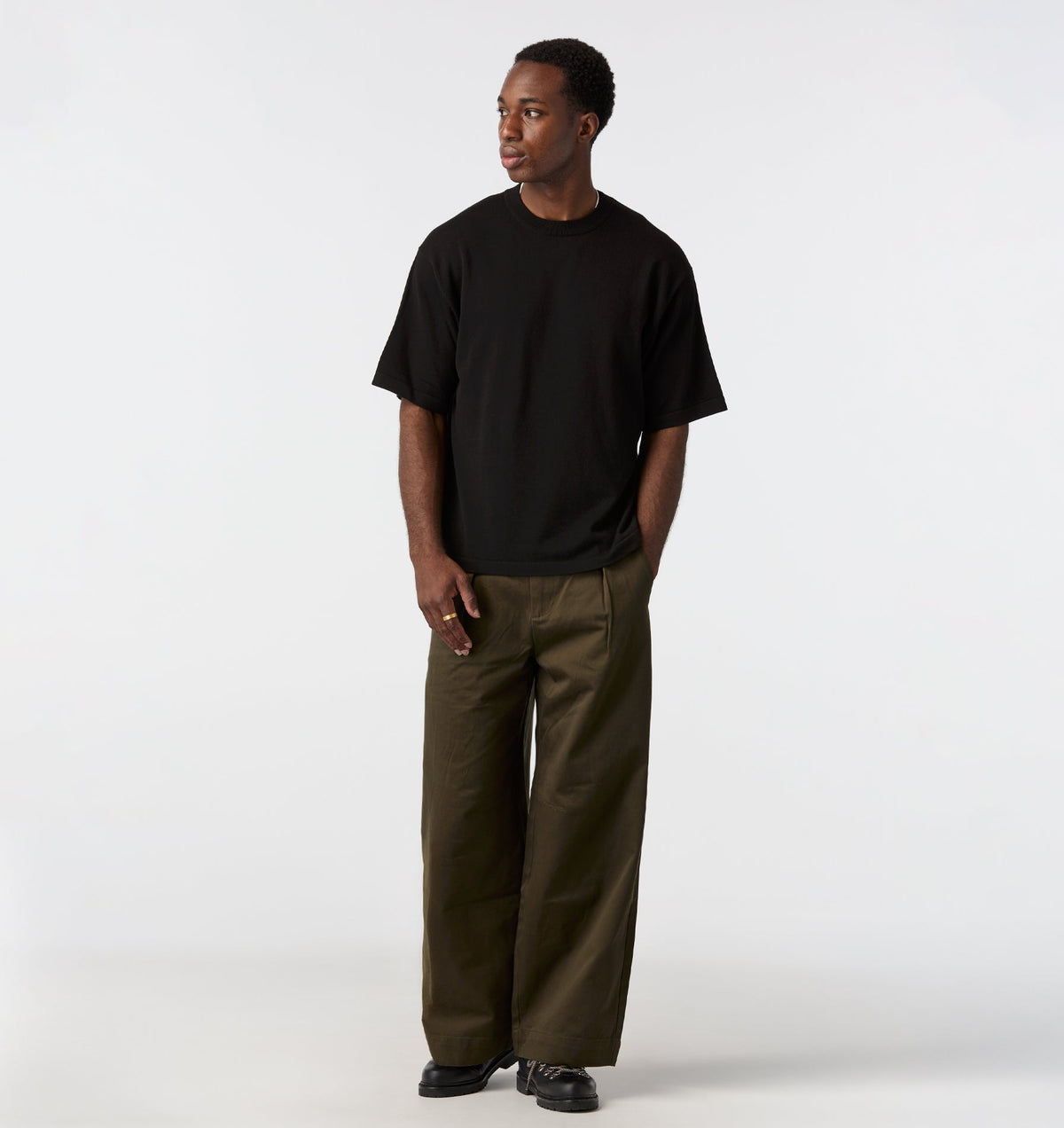 Knit Tee - Black