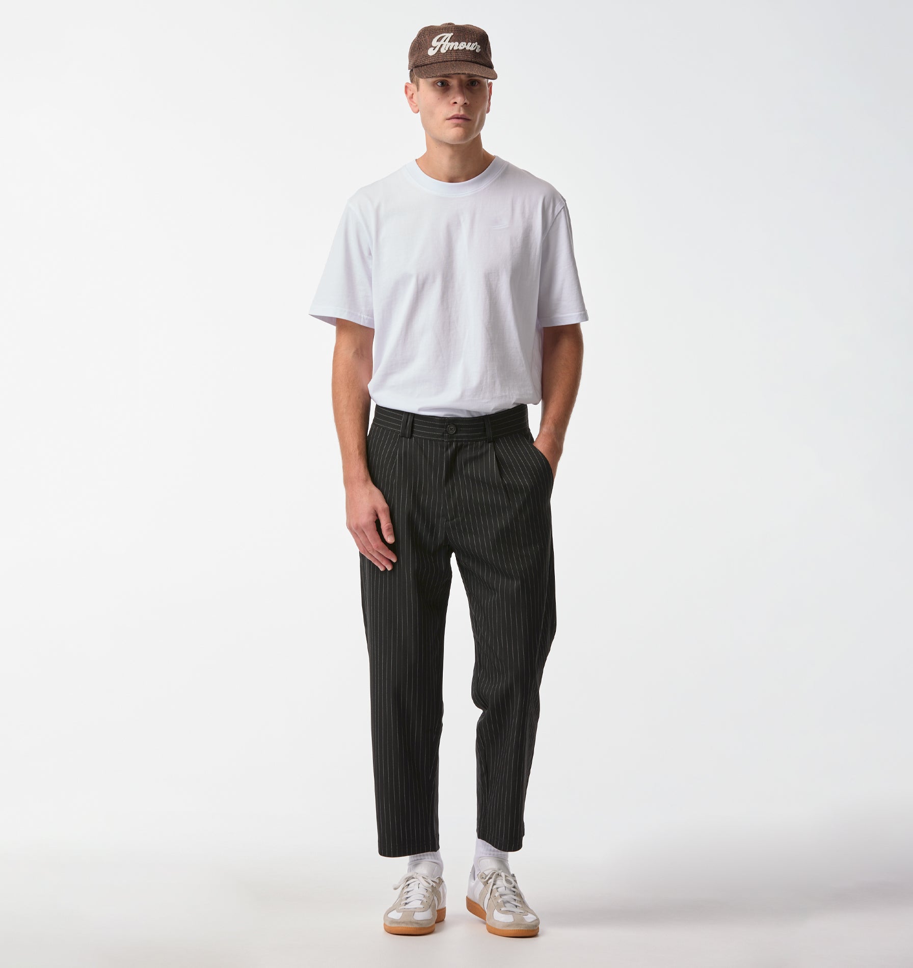 Kobe Dress Pant - Black Pinstripe