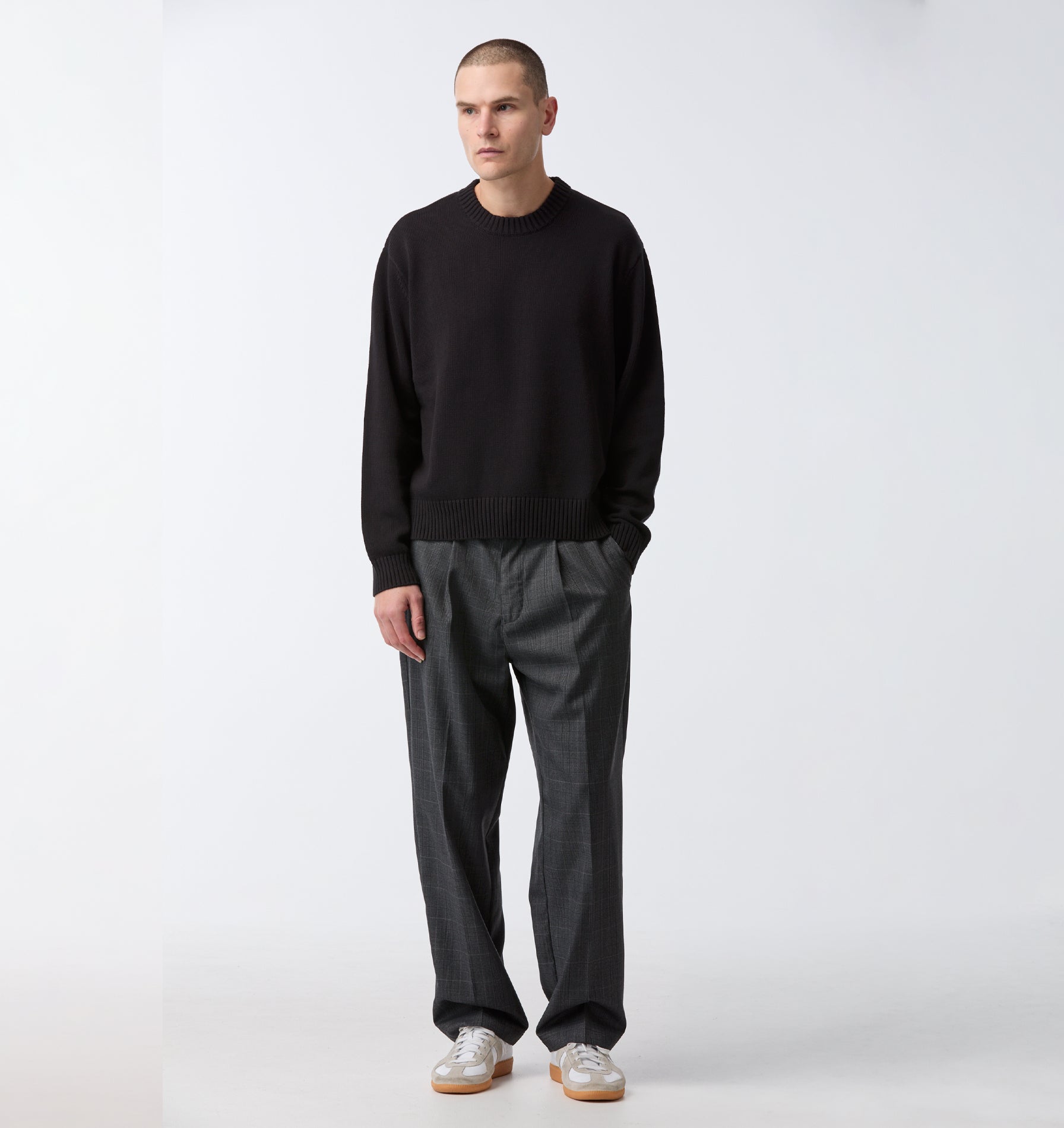 Winston Pant - Charcoal/Black Check