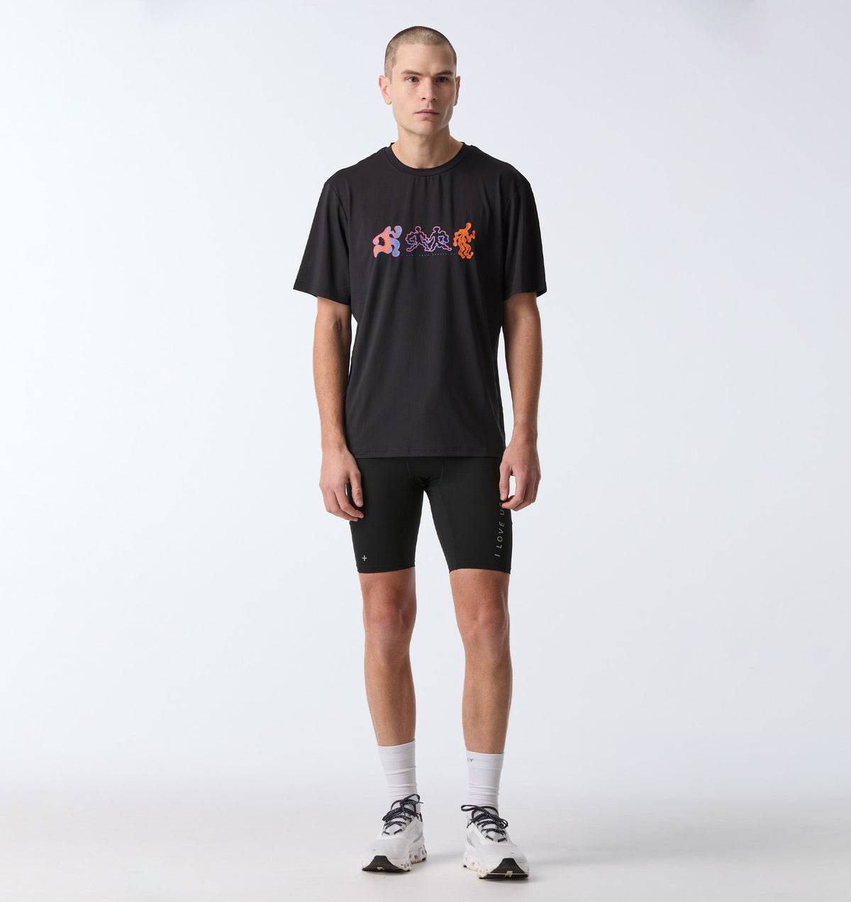 Performance Lined Half Tight - Black