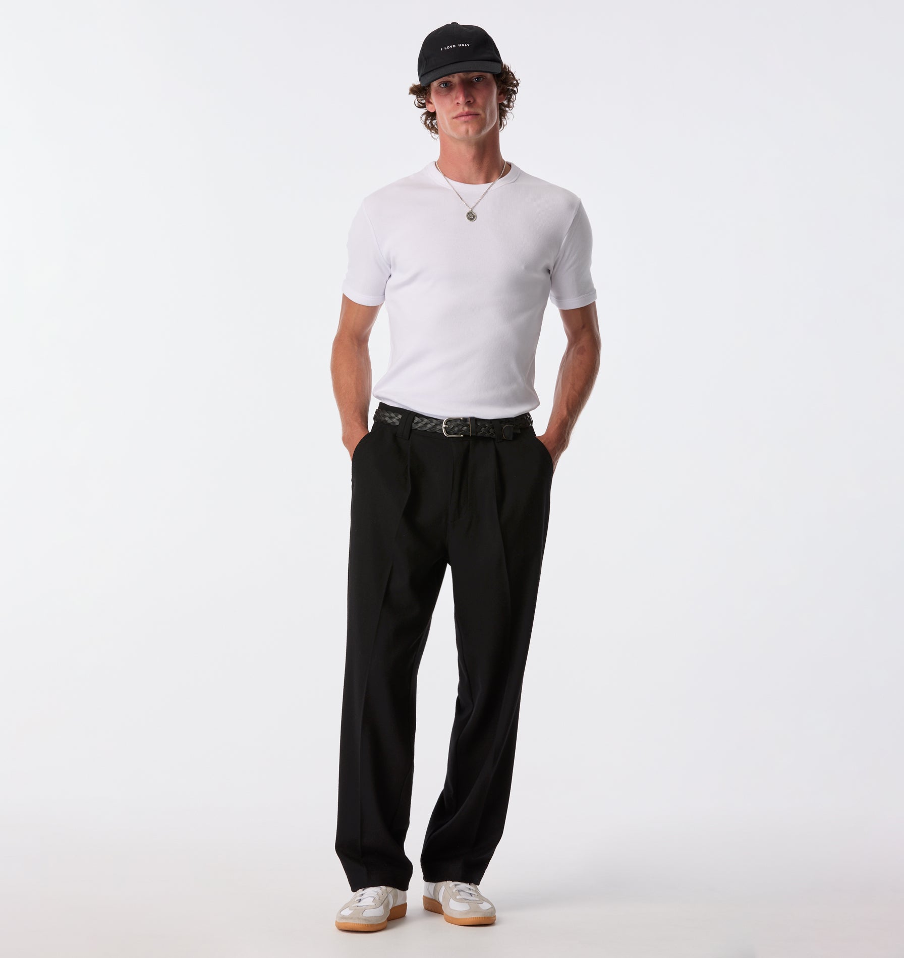 Winston Pant - Black Wool