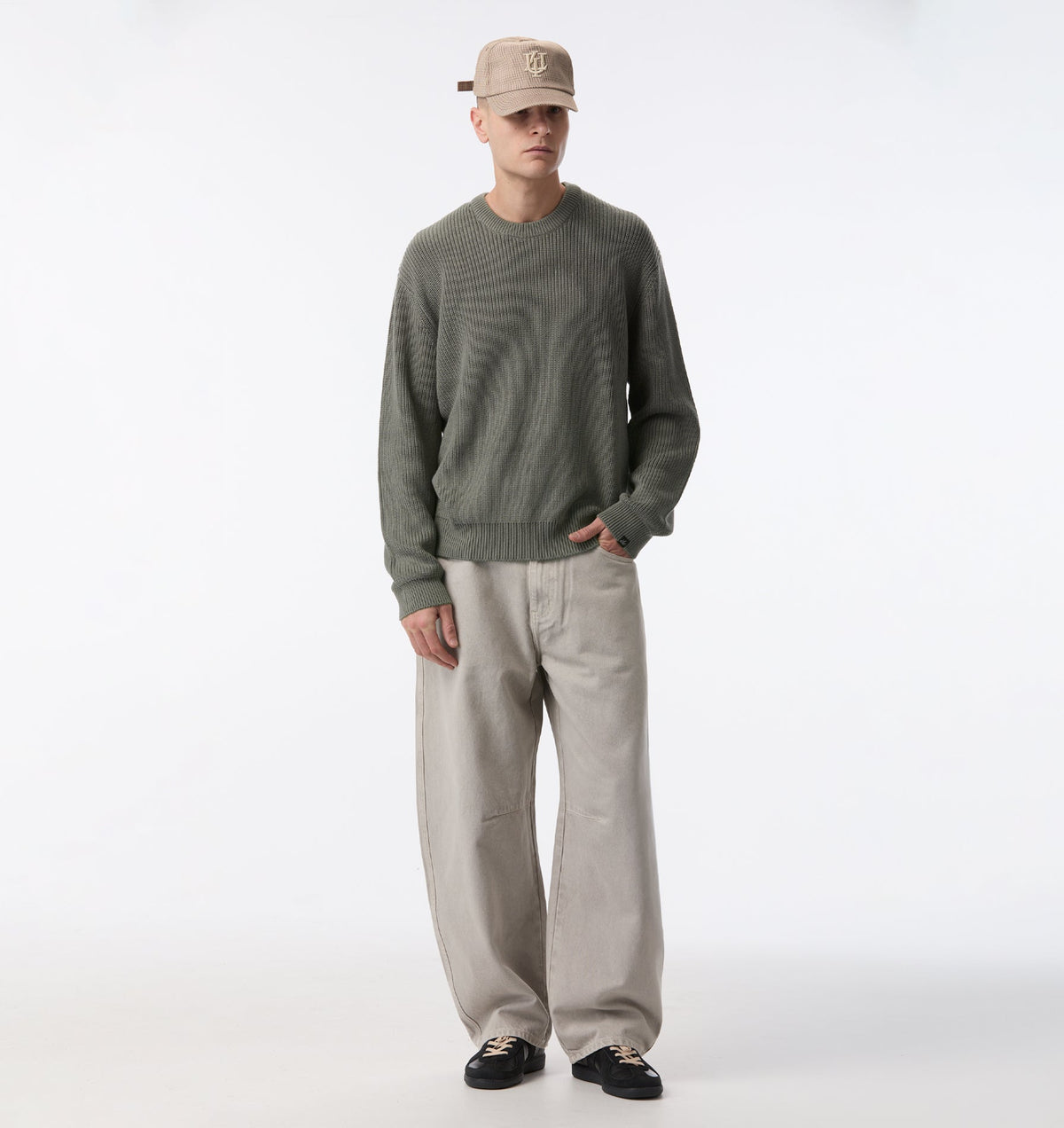 Barrel Leg Denim - Parchment