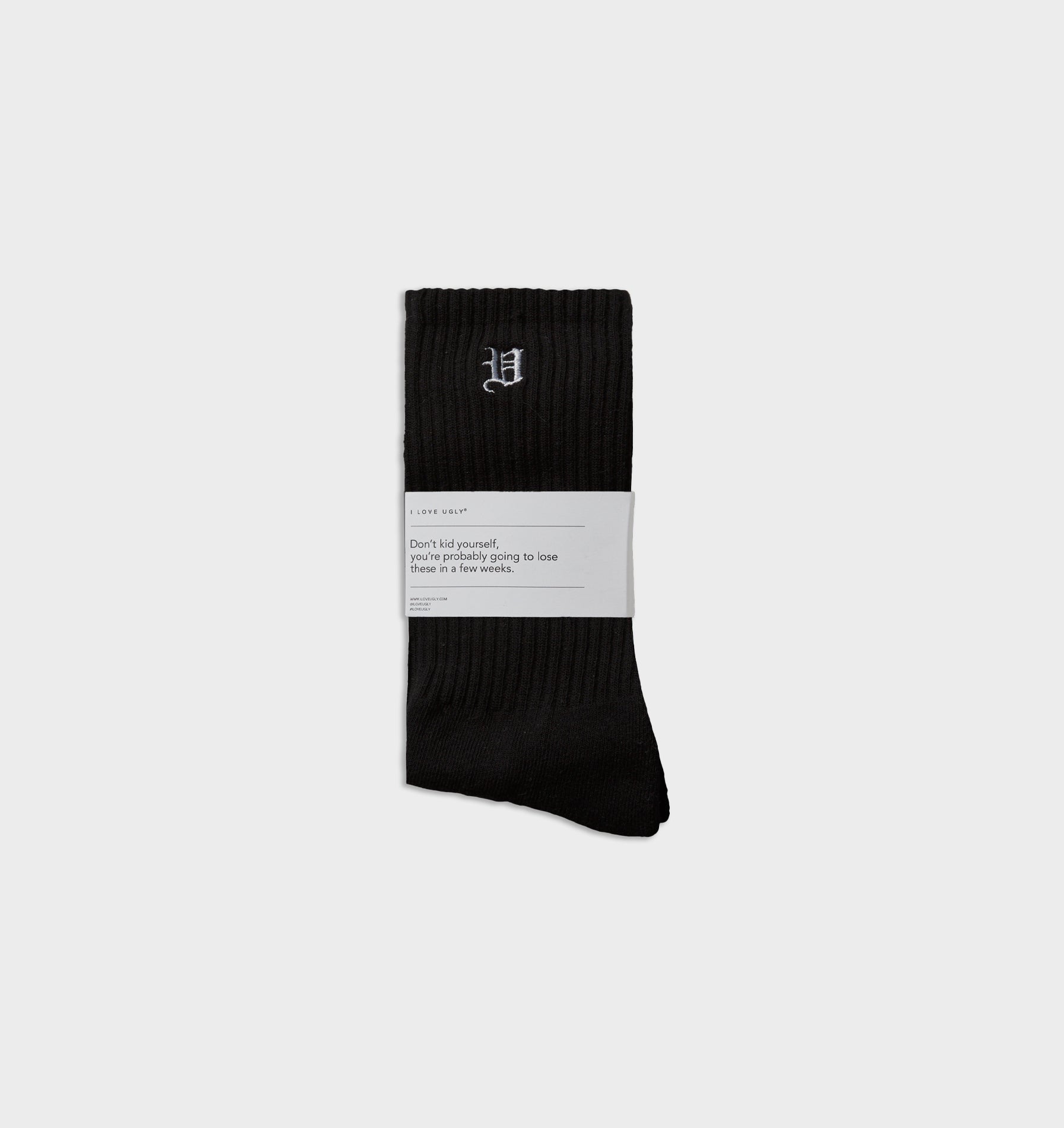 U' Sock - Black