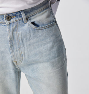 Cropped 90s Denim - Light Vintage Blue