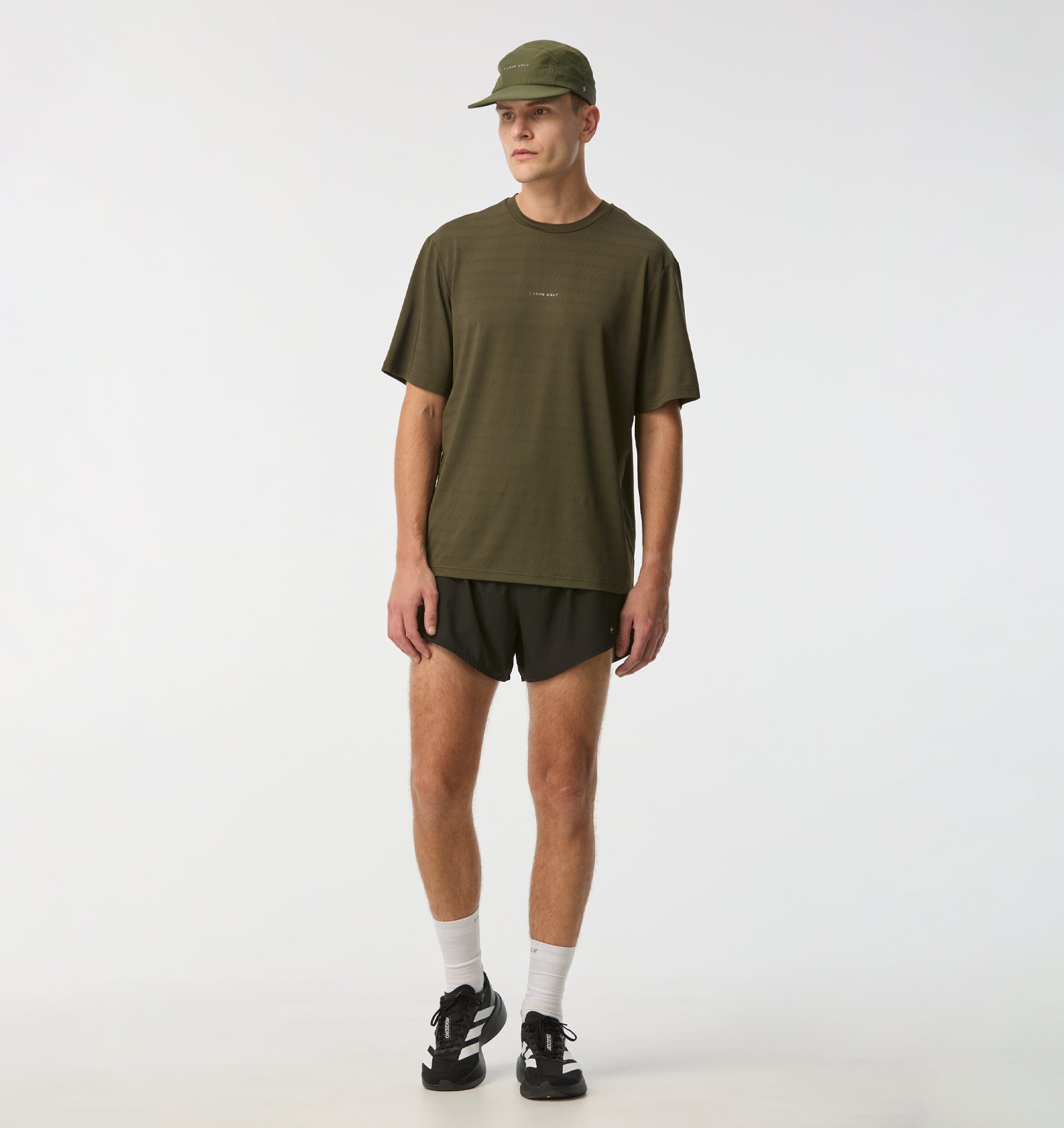 Active Classic Tee - Khaki Stripe