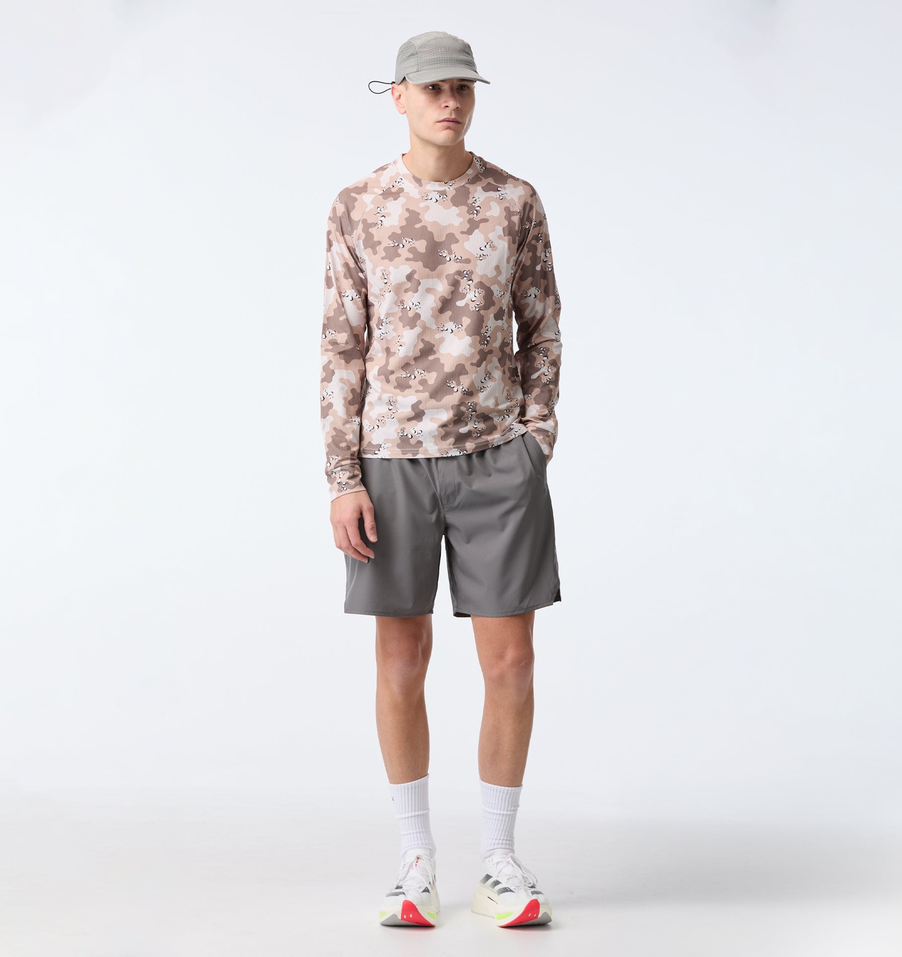 Waffle Thermal LS - Desert Camo
