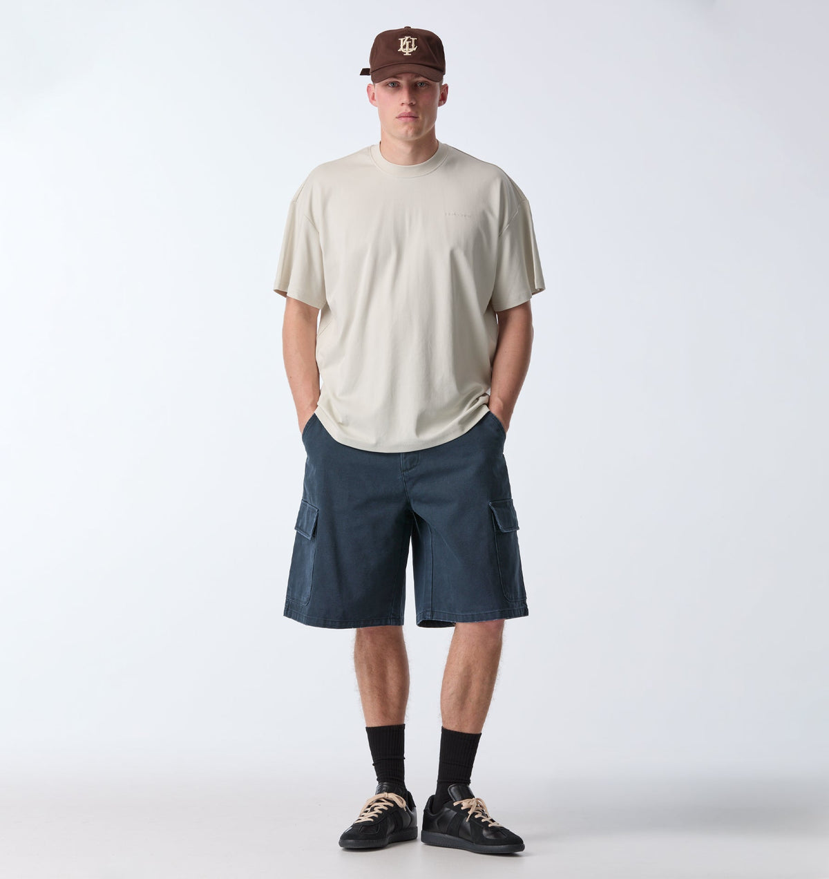 Canvas Cargo Short - Indigo