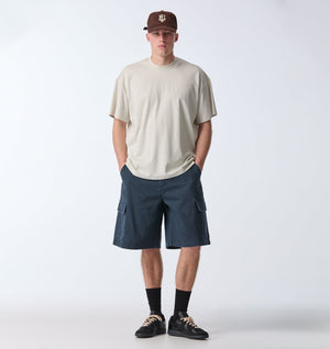 Canvas Cargo Short - Indigo