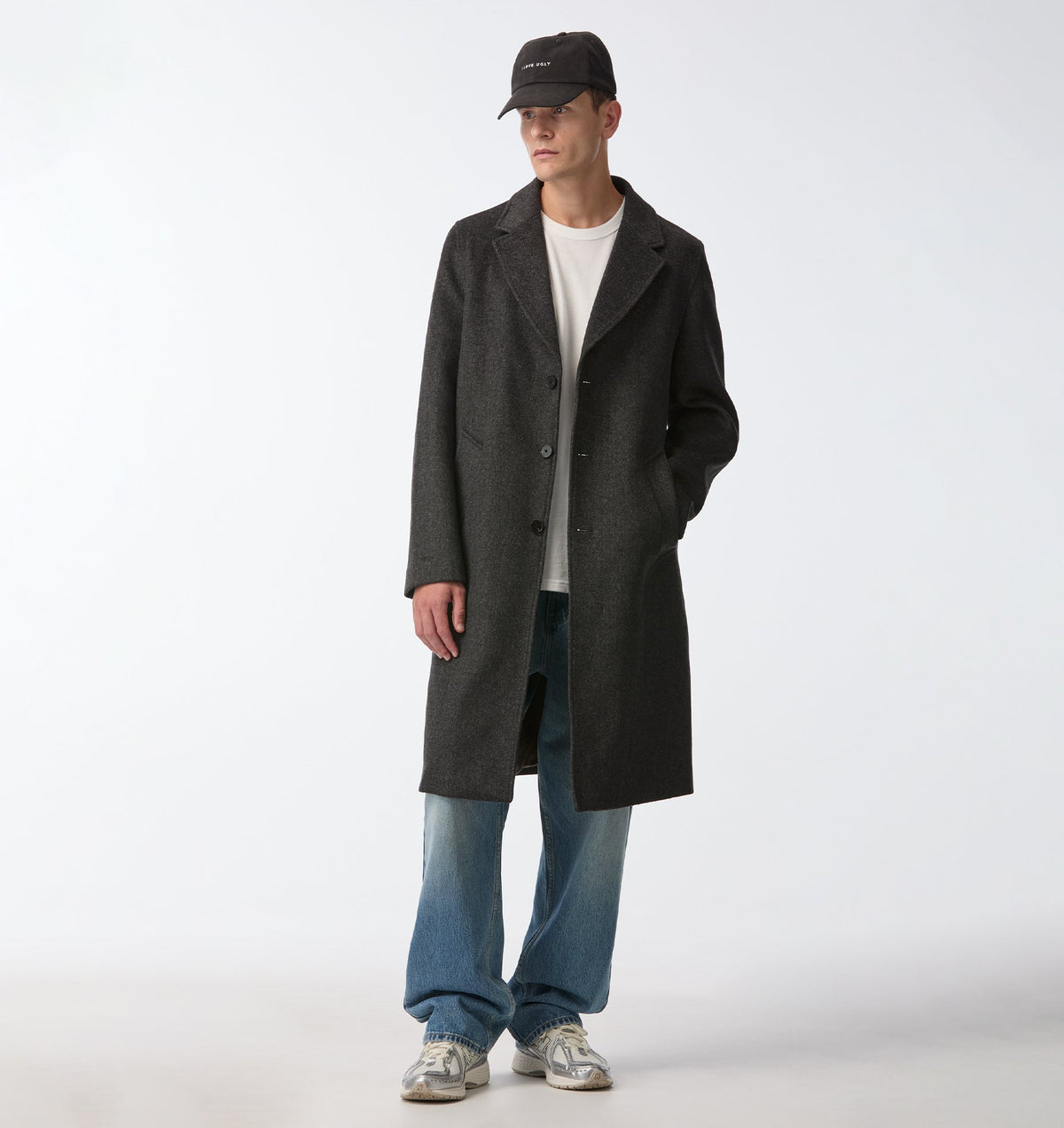 Don Car Coat - Charcoal