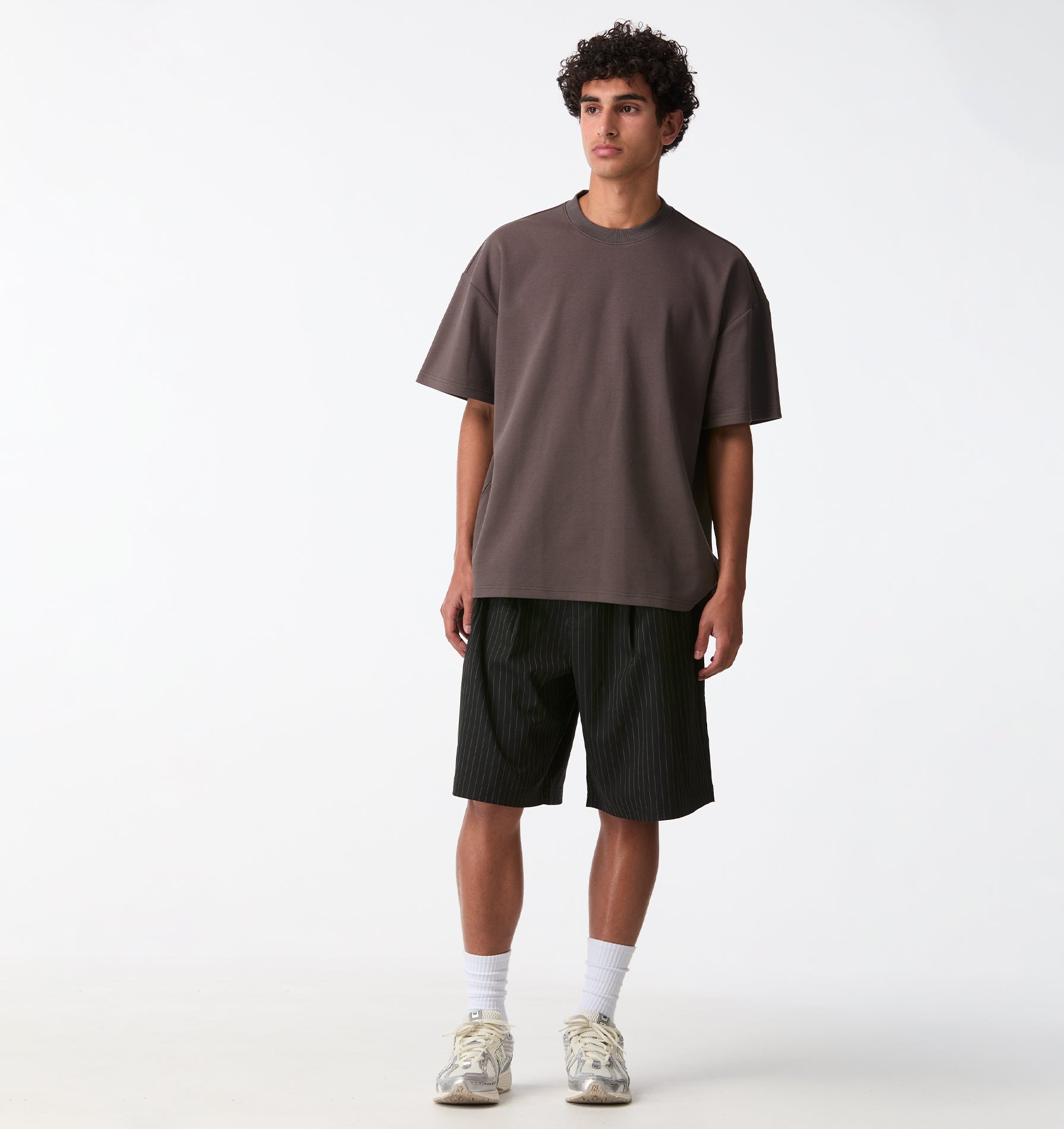 Pique Heavy Box Tee 2.0 - Cobblestone
