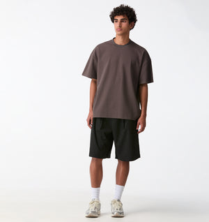 Pique Heavy Box Tee 2.0 - Cobblestone
