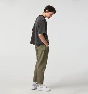 Cropped 90s Denim - Moss