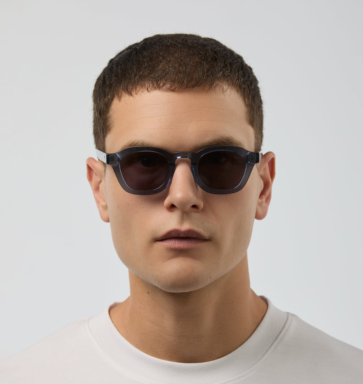 Porto Sunglasses - Blue Transparent