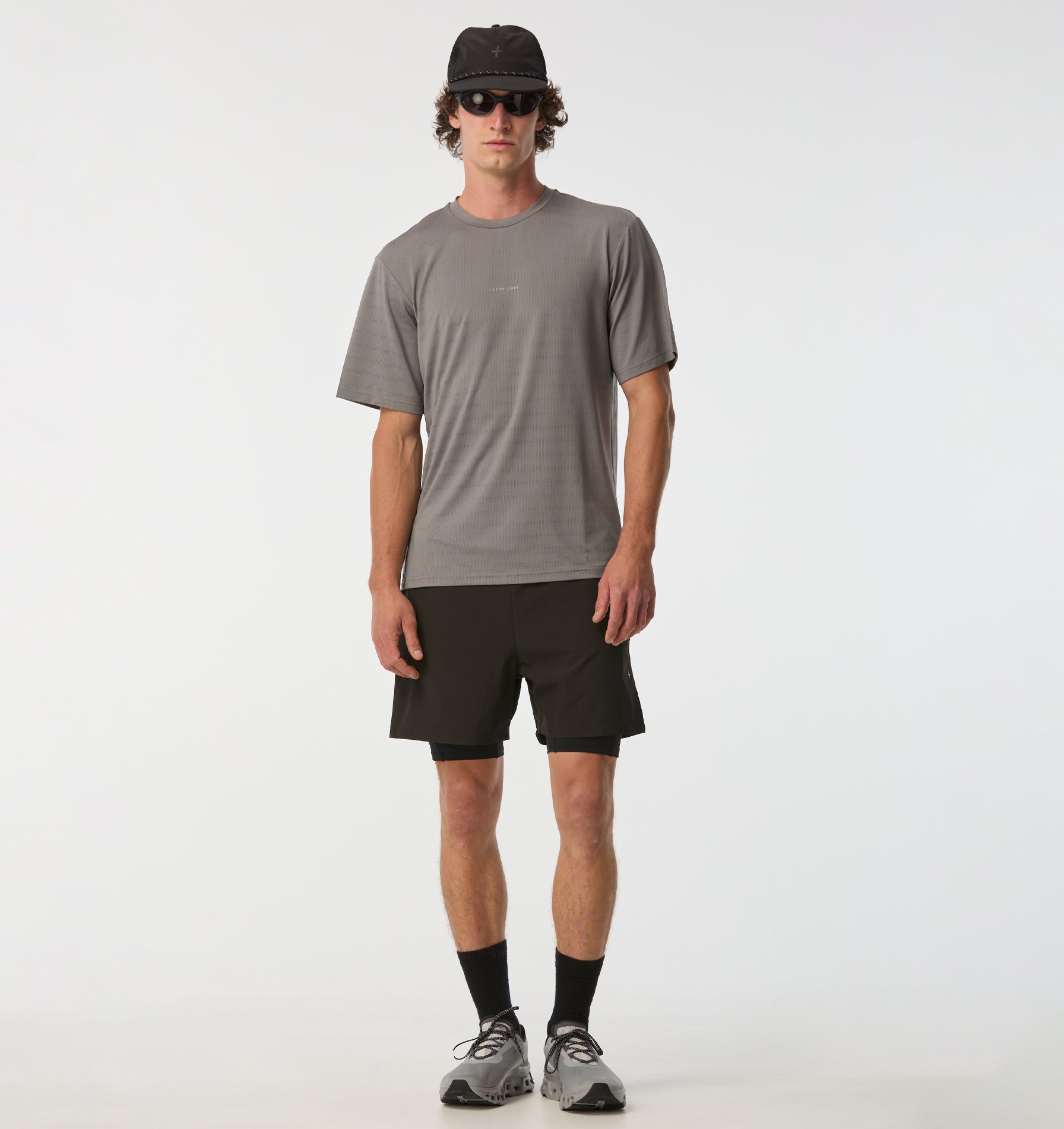 Active Classic Tee - Cobblestone Stripe