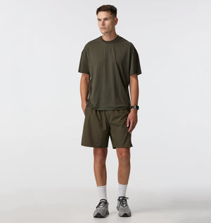 Active Crop Tee - Olive