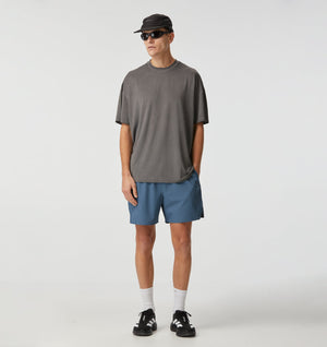 Active Box Tee - Washed Black