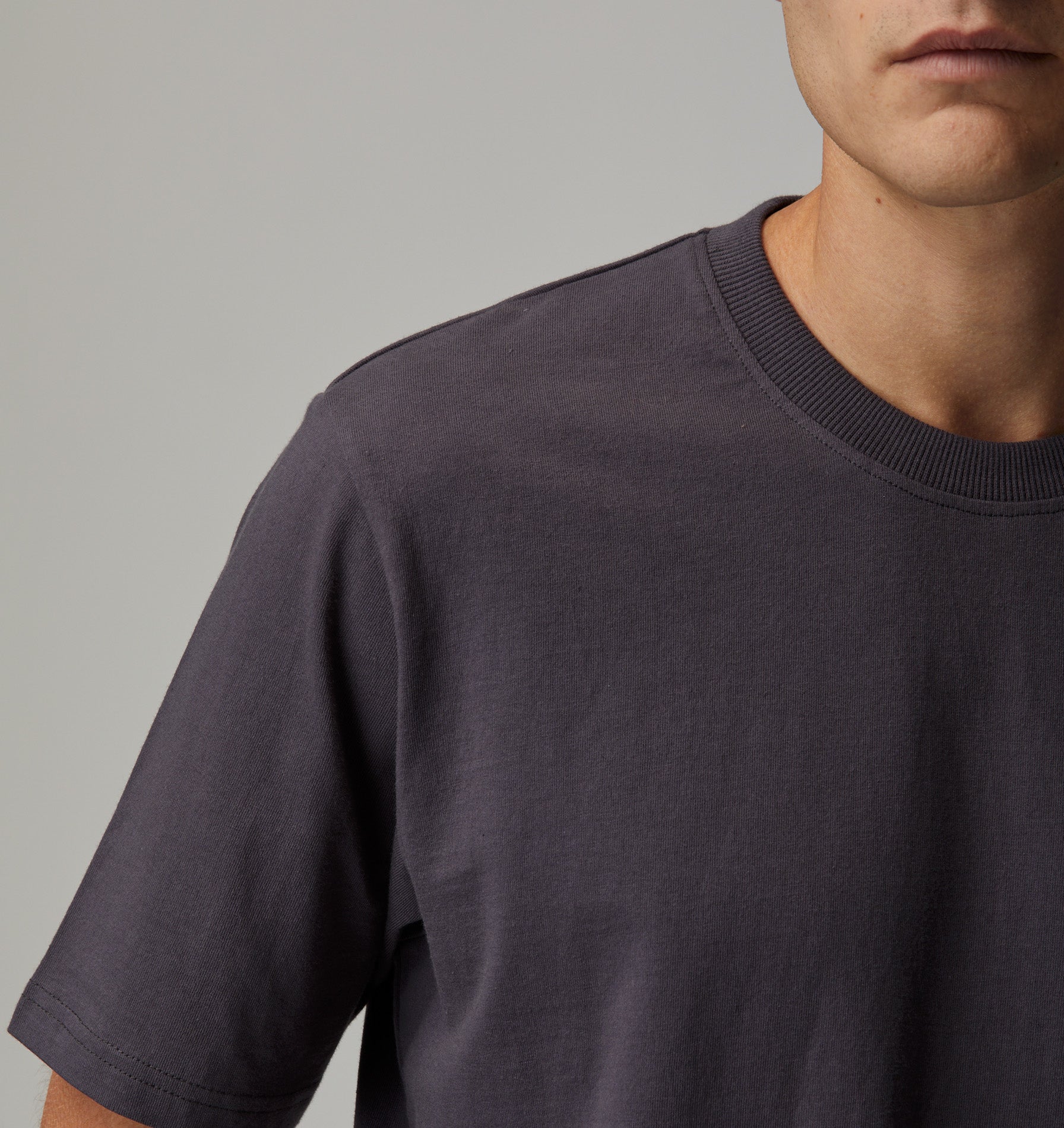 Heavy Chester Tee - Slate Blue