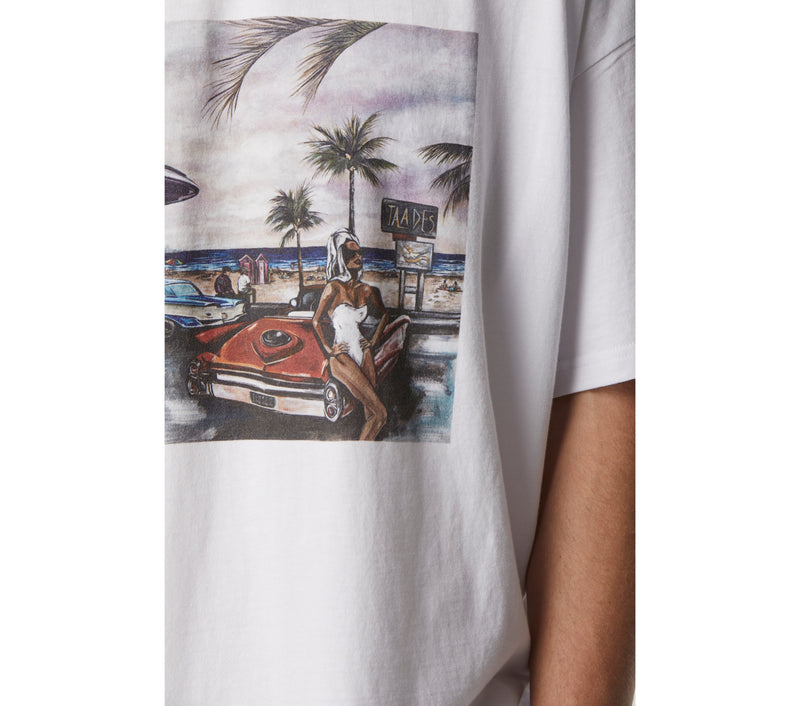 Jaades At The Diner Box Tee - White