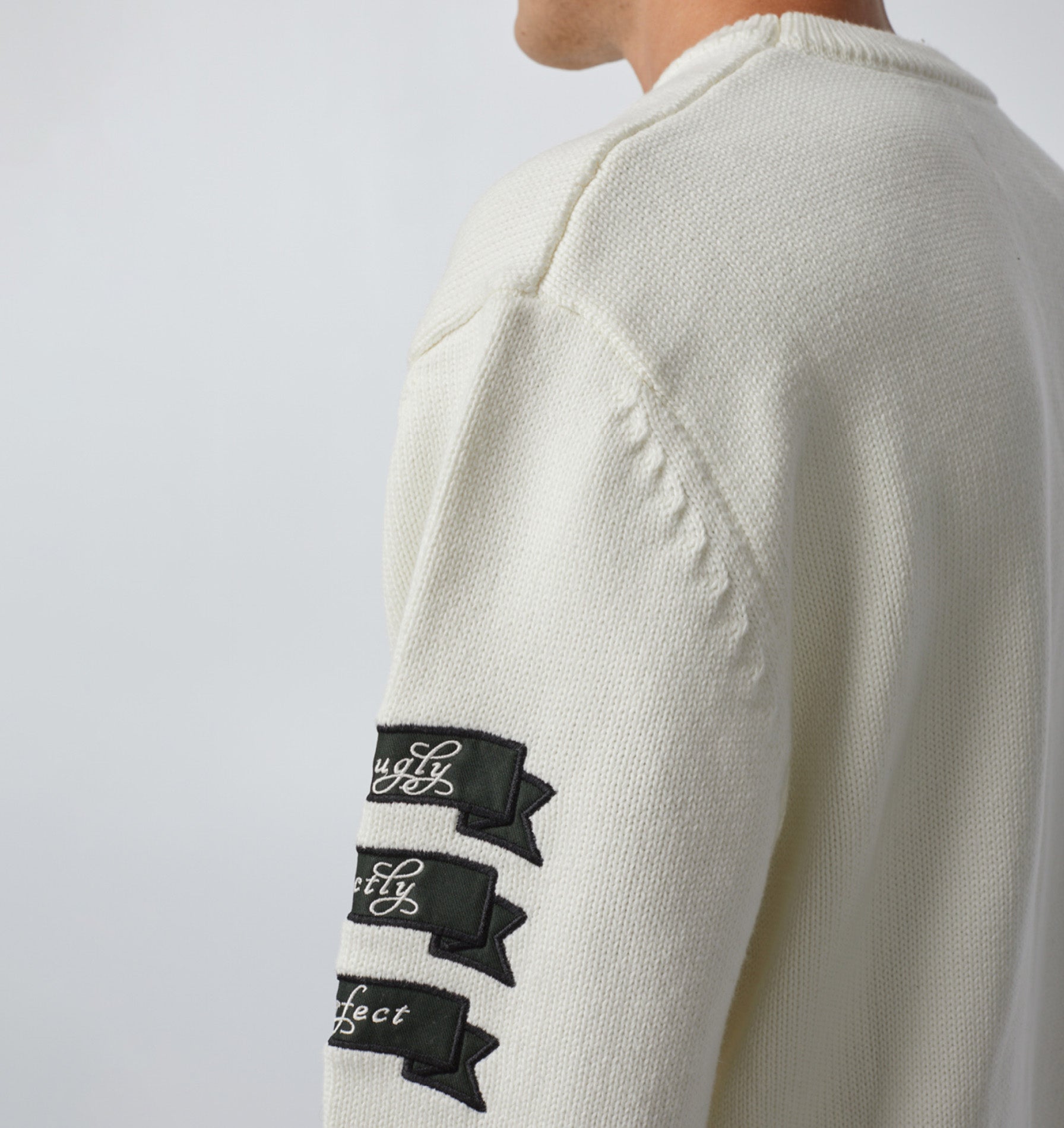 Rose and Dagger Knit Sweater - Off White