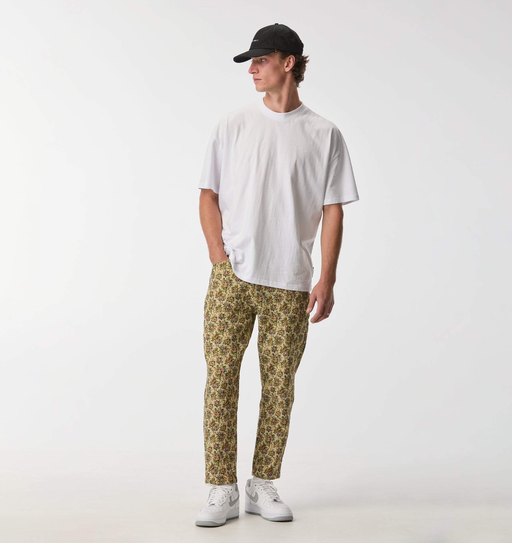 Cropped 90s Pant - Floral