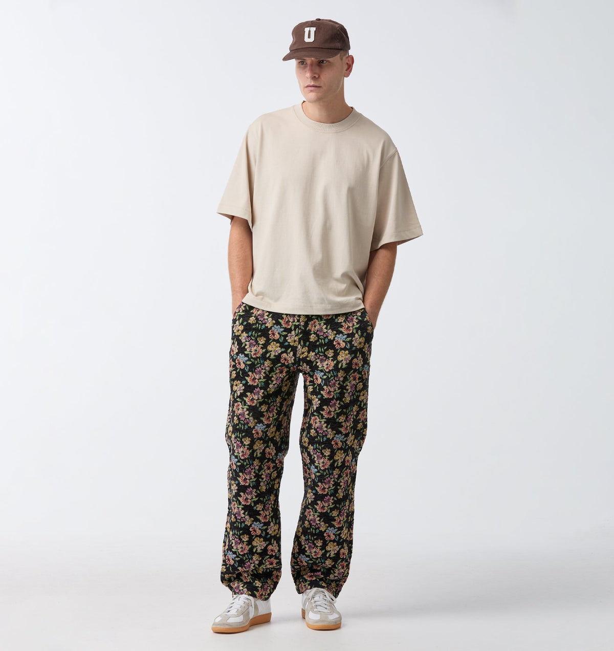 Uniform Straight Pant - Dark Floral