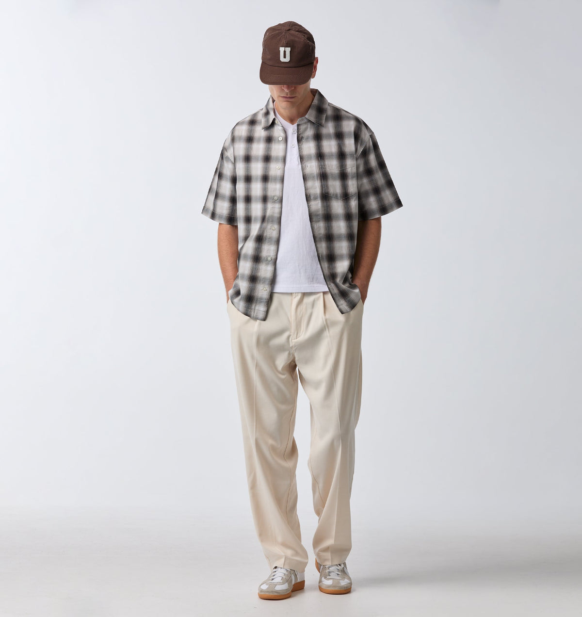 Arlo SS Shirt - Black/White Check
