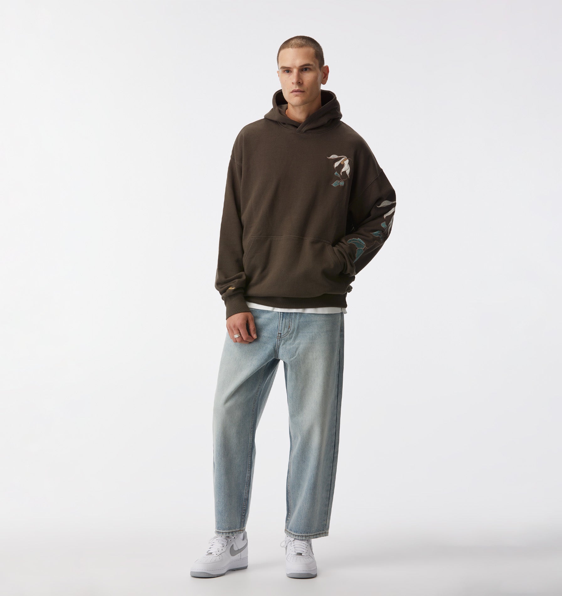 Samson Cropped Denim - Light Vintage Blue