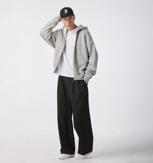 Albert Pleated Pant - Black