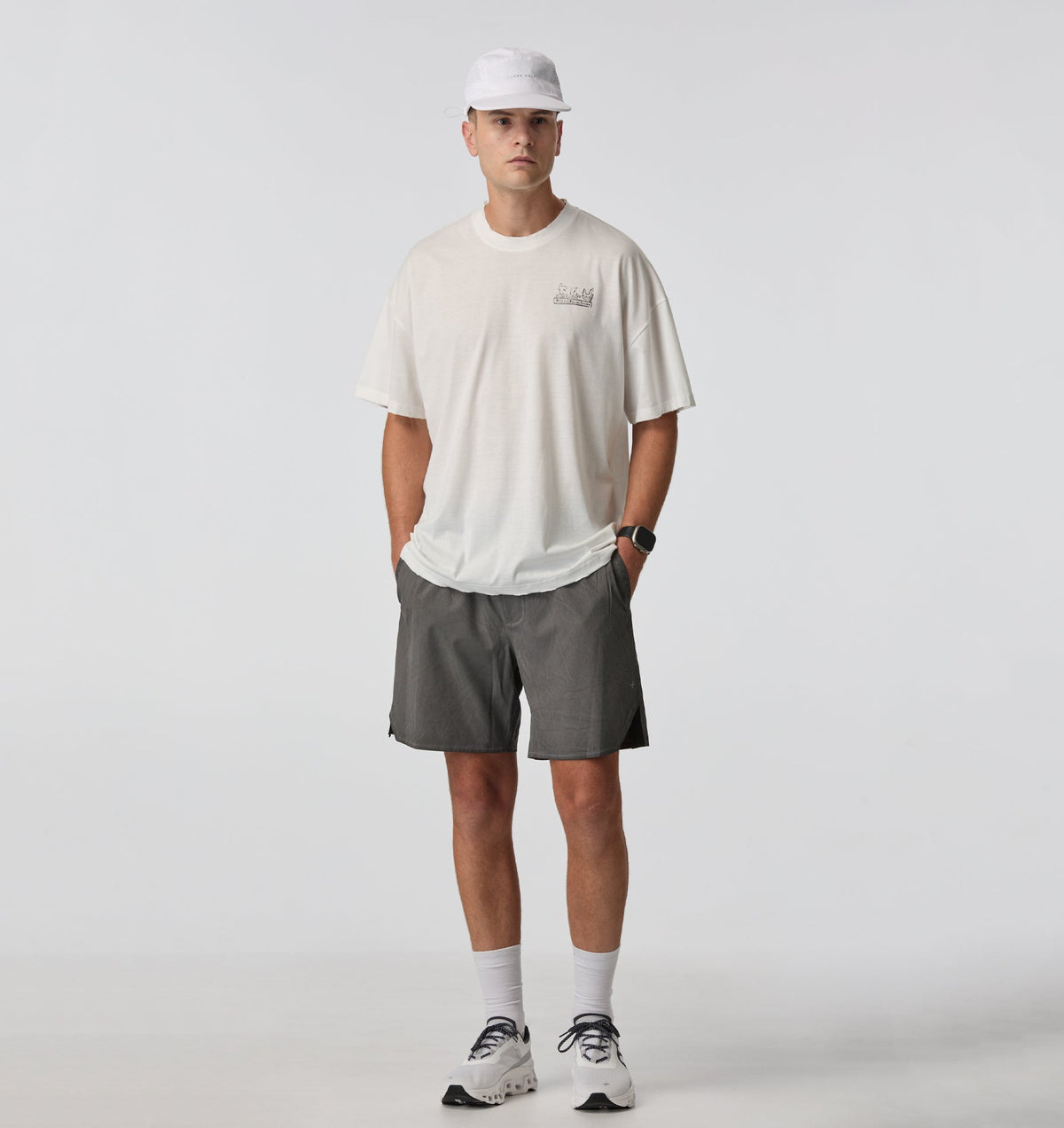 Active 7 Inch Short - Washed Black