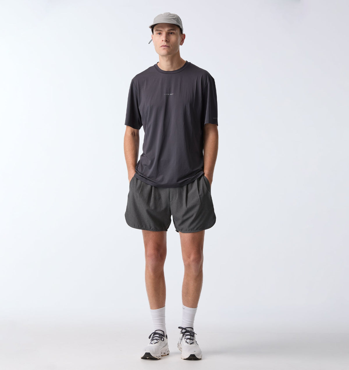 Active Classic Tee - Charocal