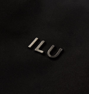 Nylon Luna Crossbody Bag - Black