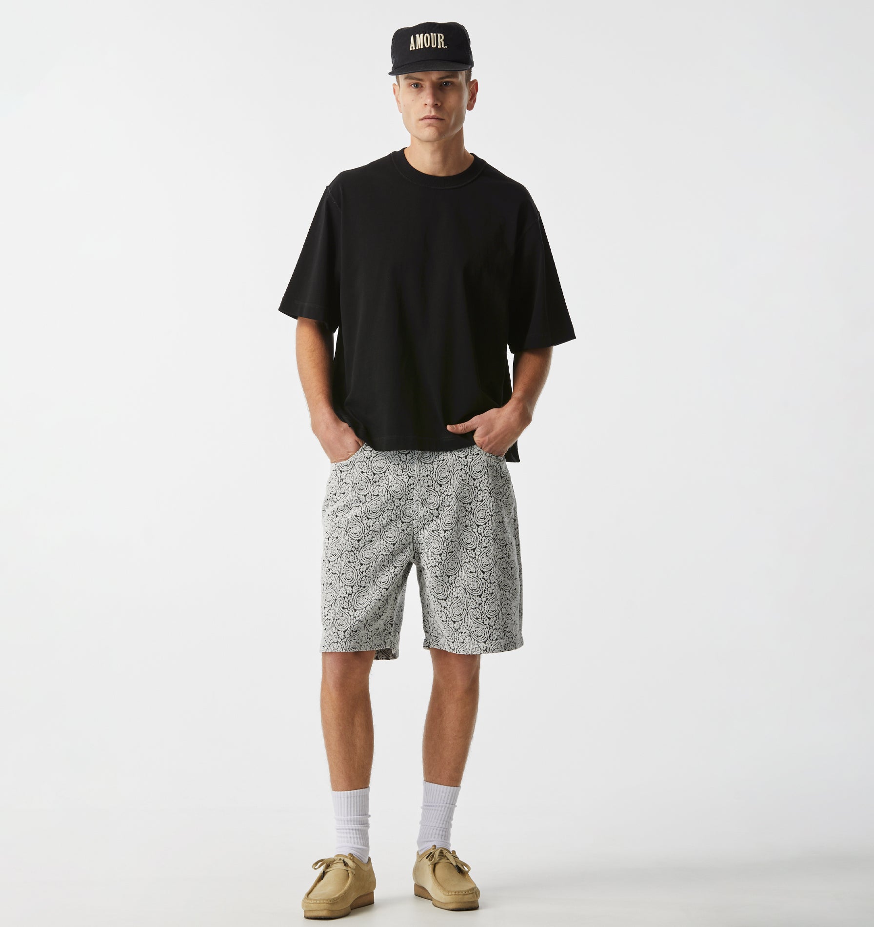 Clean Carpenter Short - Paisley