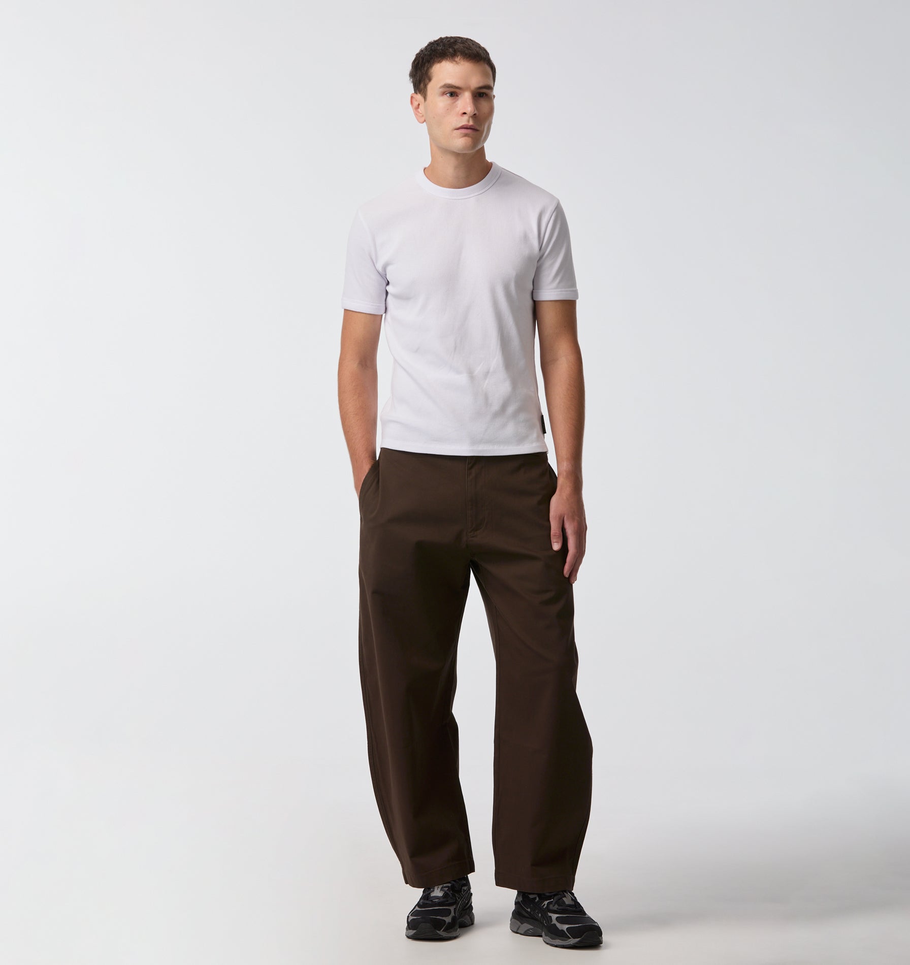 Barrel Leg Pant - Espresso