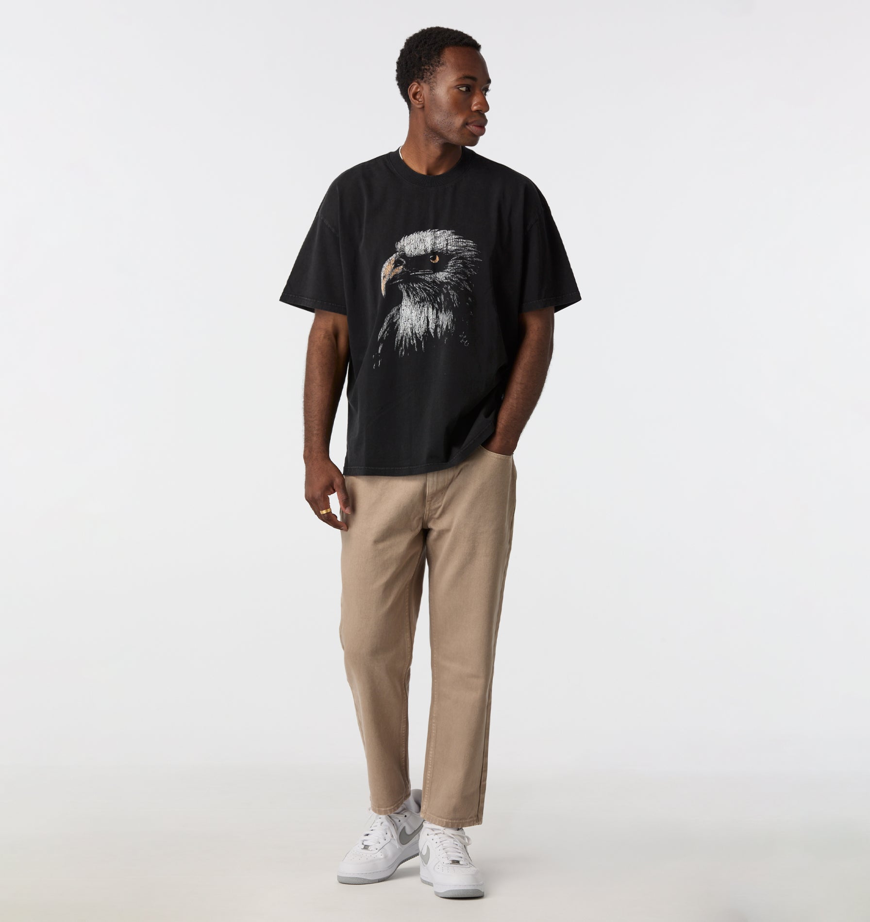 Eagle Box Tee 2.0 - Vintage Black