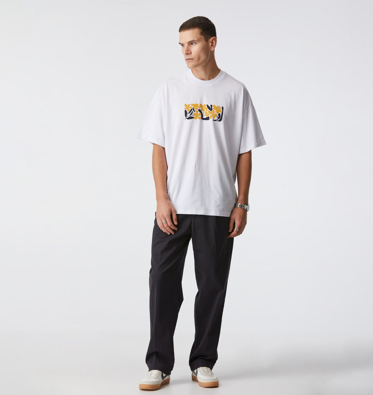 In Bloom Box Tee - White