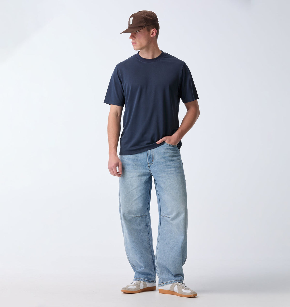 Uniform Paper Tee - Indigo