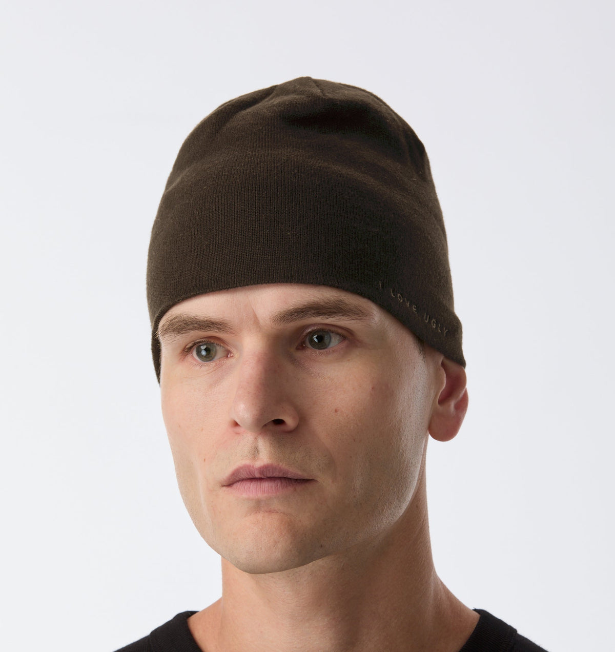 ILU Skull Beanie - Brown